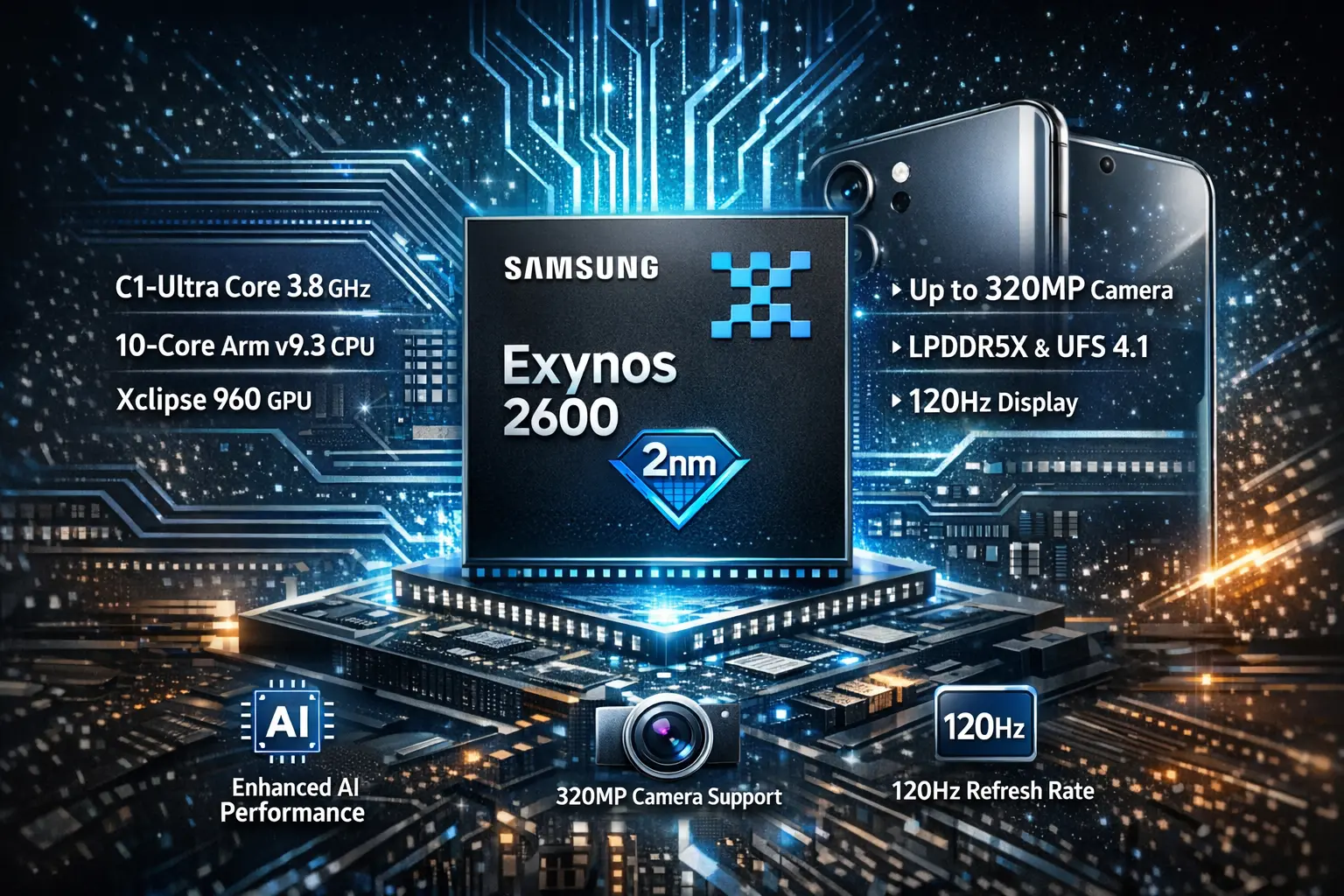 Samsung Exynos 2600 Chip